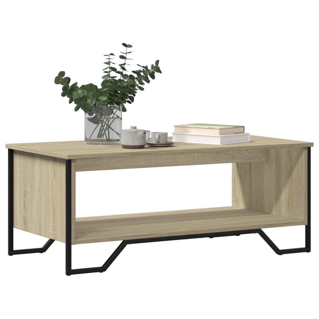 Coffee table Sonoma oak 100x51x40 cm wood material
