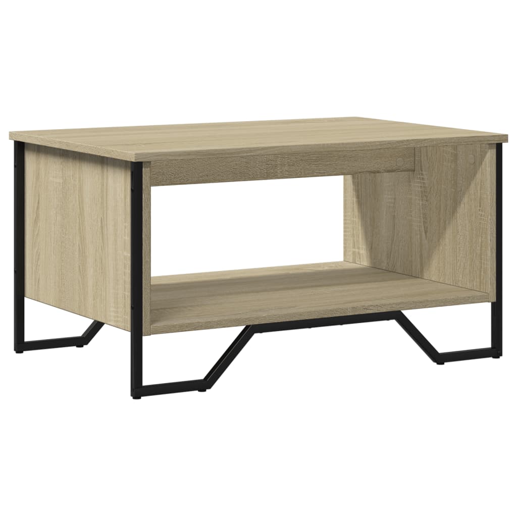 Coffee table Sonoma oak 75x51x40 cm wood material