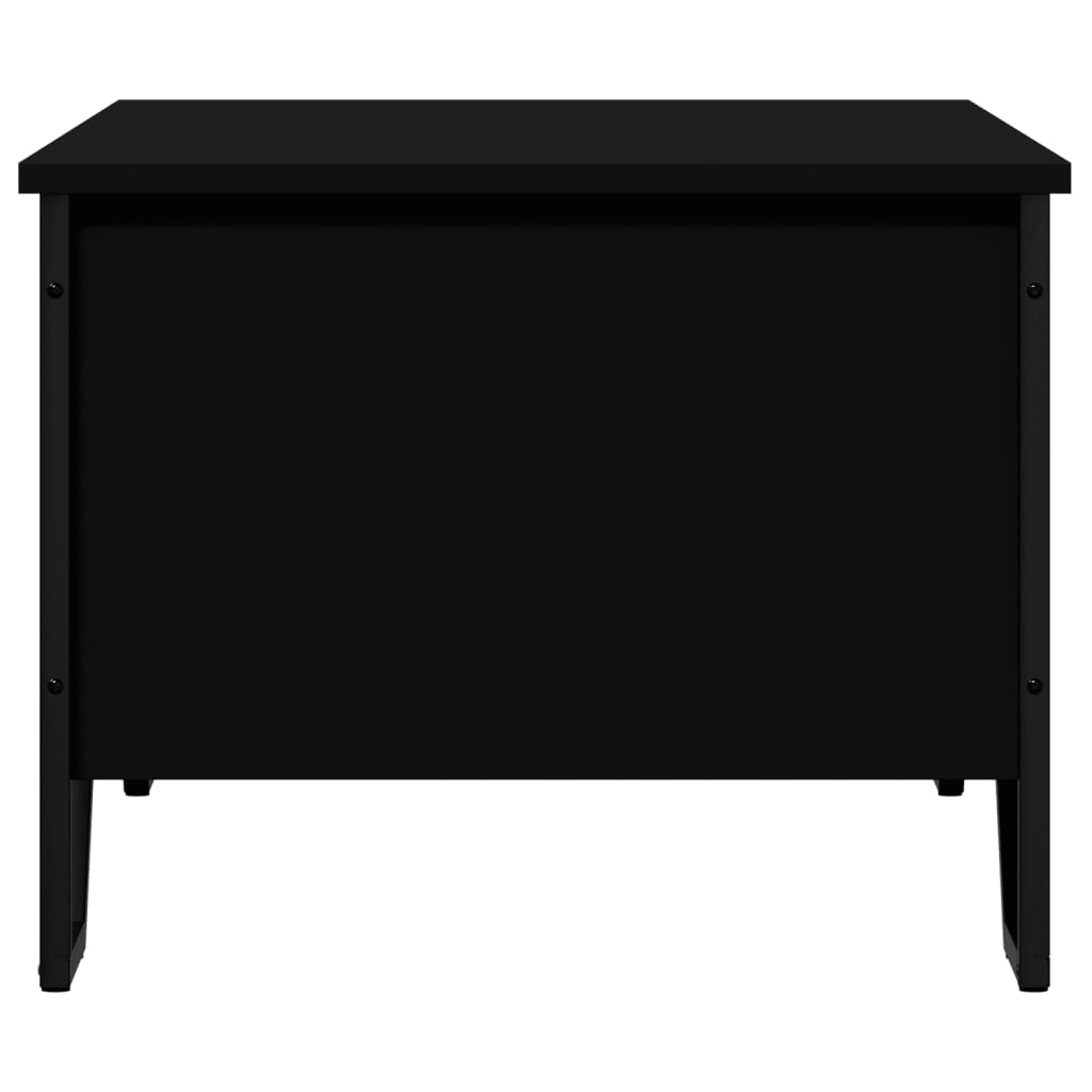 Coffee Table Black 100x51x40 cm Wood Material