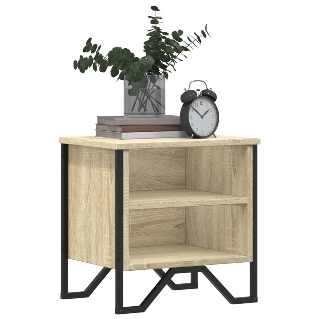 Tables de chevet 2 pcs. Chêne Sonoma 40x30x40 cm matériau bois