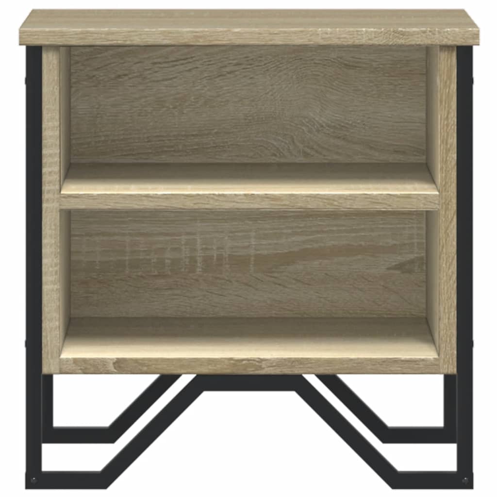 Tables de chevet 2 pcs. Chêne Sonoma 40x30x40 cm matériau bois