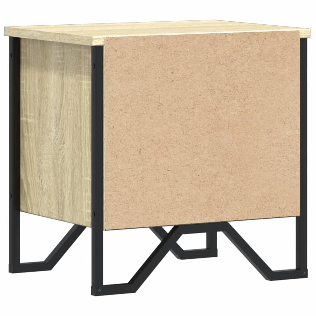 Tables de chevet 2 pcs. Chêne Sonoma 40x30x40 cm matériau bois
