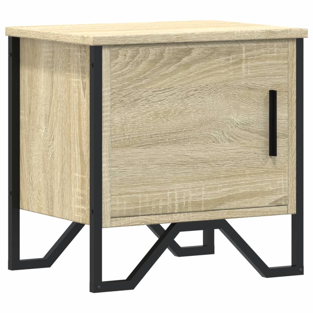 Table de chevet chêne Sonoma 40x30x40 cm en bois