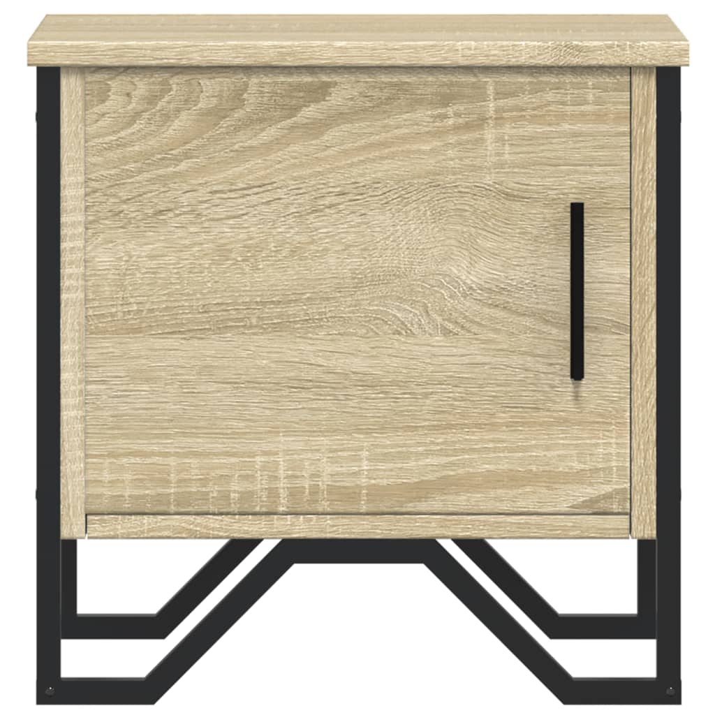 Tables de chevet 2 pcs. Chêne Sonoma 40x30x40 cm matériau bois