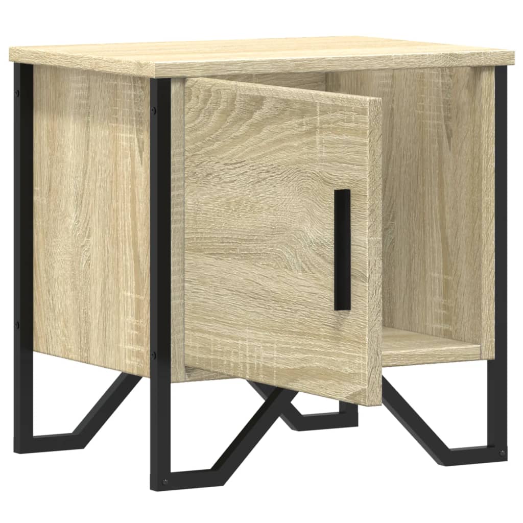 Tables de chevet 2 pcs. Chêne Sonoma 40x30x40 cm matériau bois