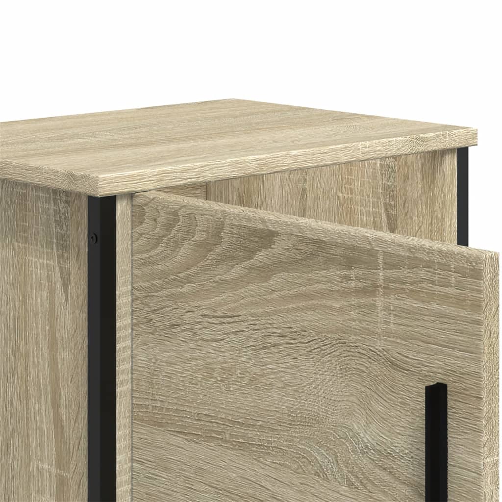 Tables de chevet 2 pcs. Chêne Sonoma 40x30x40 cm matériau bois