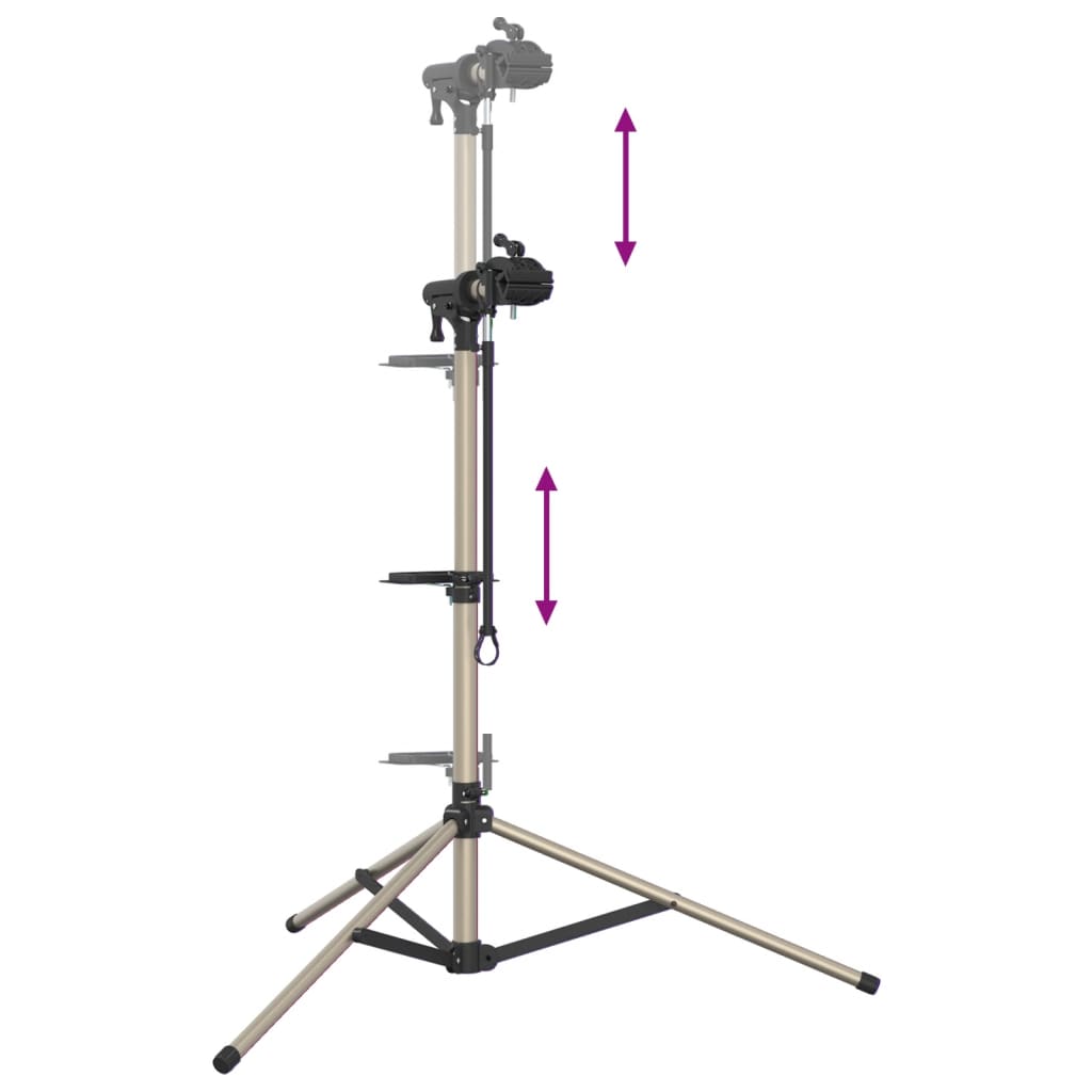 Bicycle Repair Stand Foldable Adjustable 120-165cm Aluminum