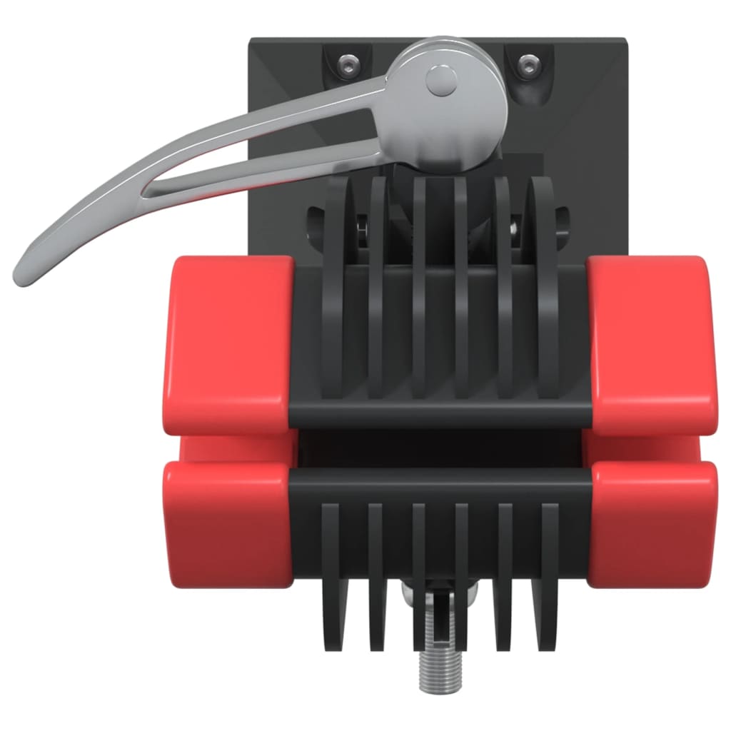 Bicycle Repair Stand Wall Mounted Foldable Red Black Steel