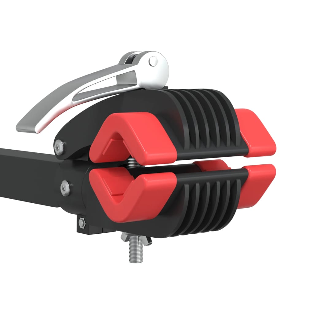 Bicycle Repair Stand Wall Mounted Foldable Red Black Steel