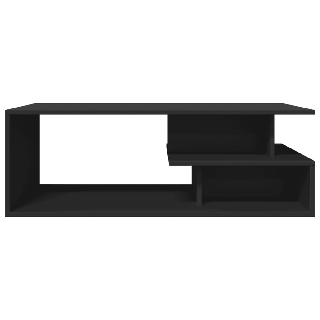 Coffee Table Black 102x55x35 cm Wood Material