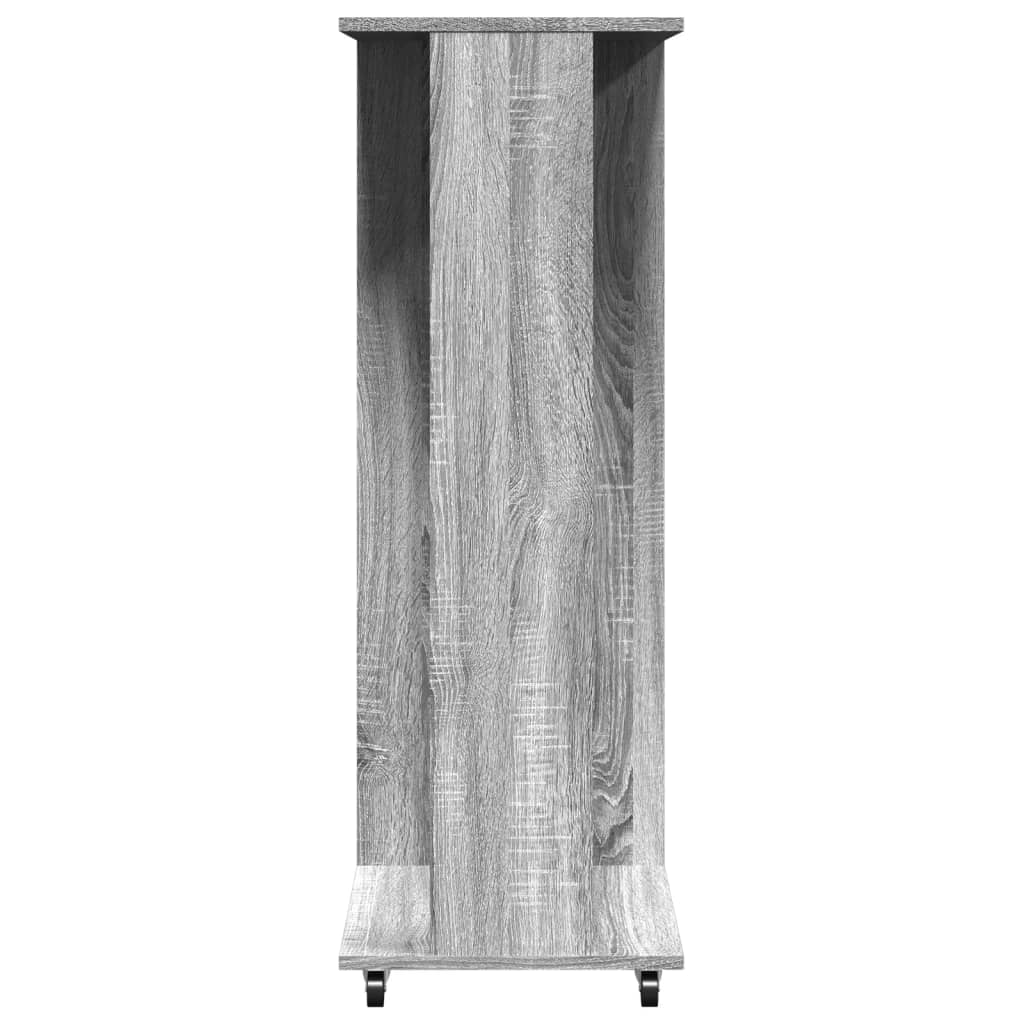 Clothes Rack with Wheels Gray Sonoma 102x38x110 cm