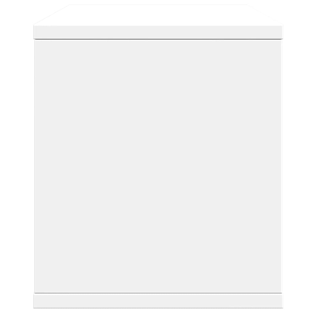 Organisateur de bureau blanc 36x26x29,5 cm en bois