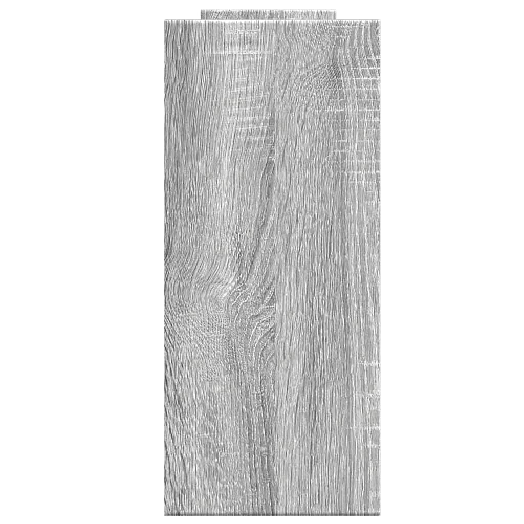 Organisateur de bureau gris Sonoma 38,5x17x39 cm en bois