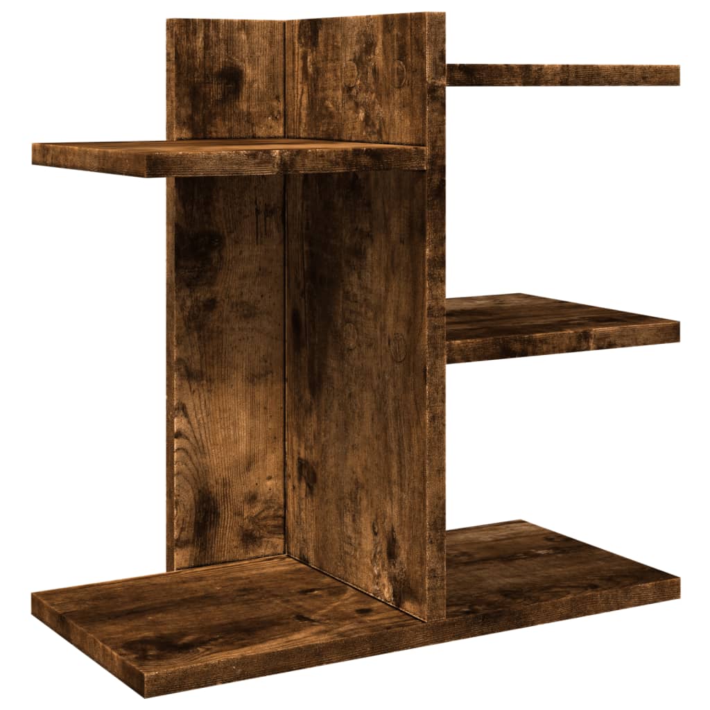 Organisateur de bureau chêne fumé 42x21,5x42 cm en bois