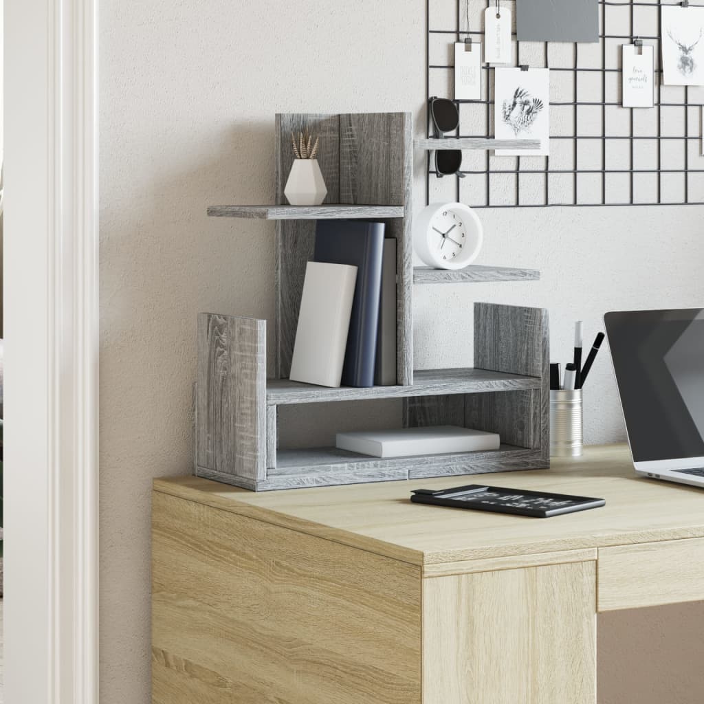 Organisateur de bureau gris Sonoma 49x20x52,5 cm en bois