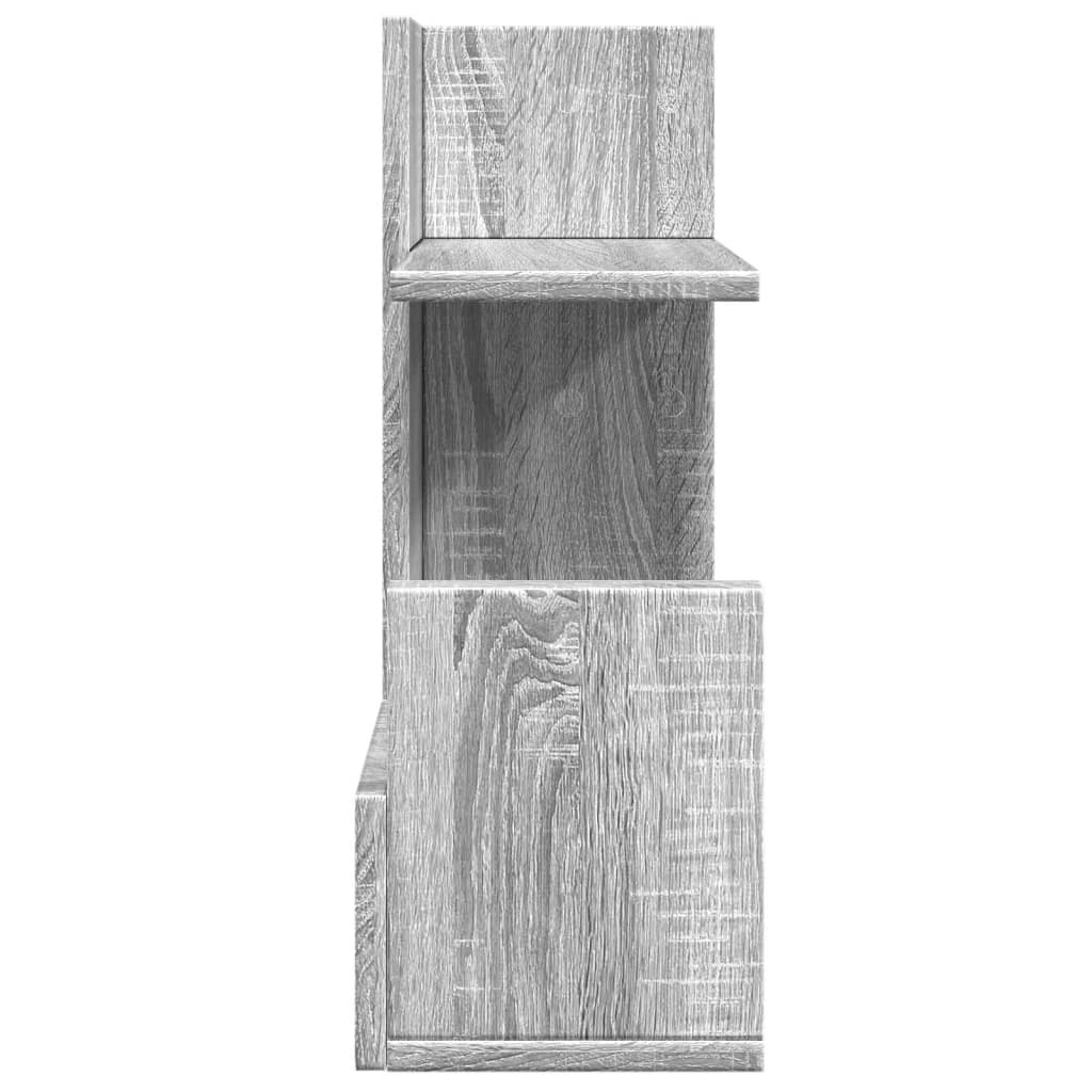 Organisateur de bureau gris Sonoma 49x20x52,5 cm en bois