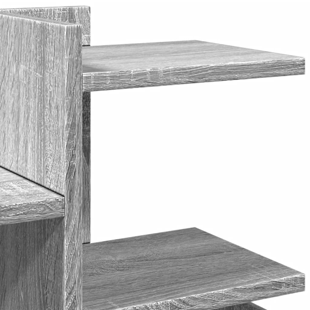 Organisateur de bureau gris Sonoma 49x20x52,5 cm en bois