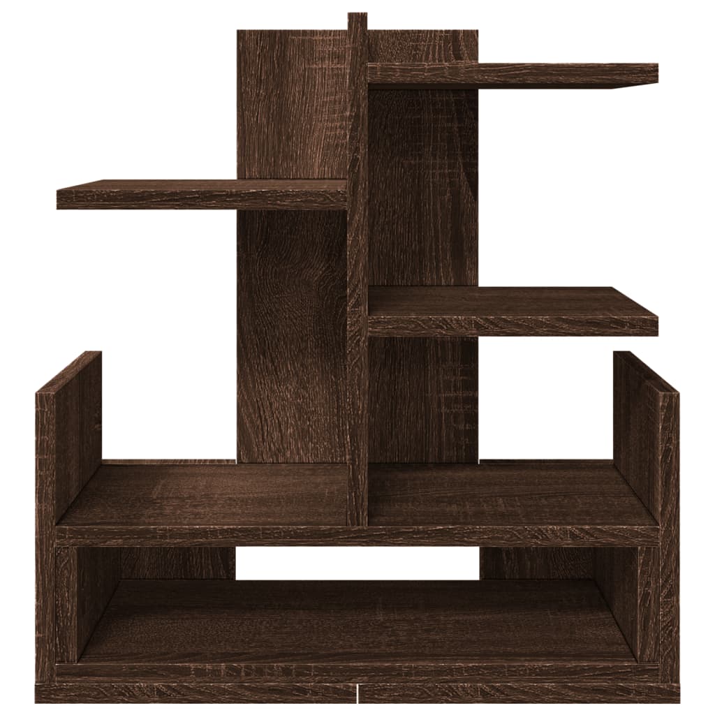 Organisateur de bureau aspect chêne 49x20x52,5 cm en bois