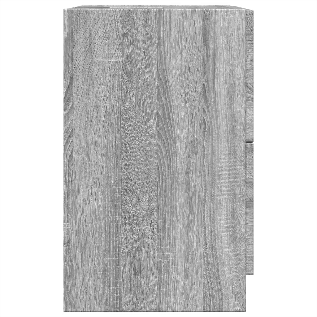 Washbasin Cabinet Grey Sonoma 40x37x59 cm Wood Material