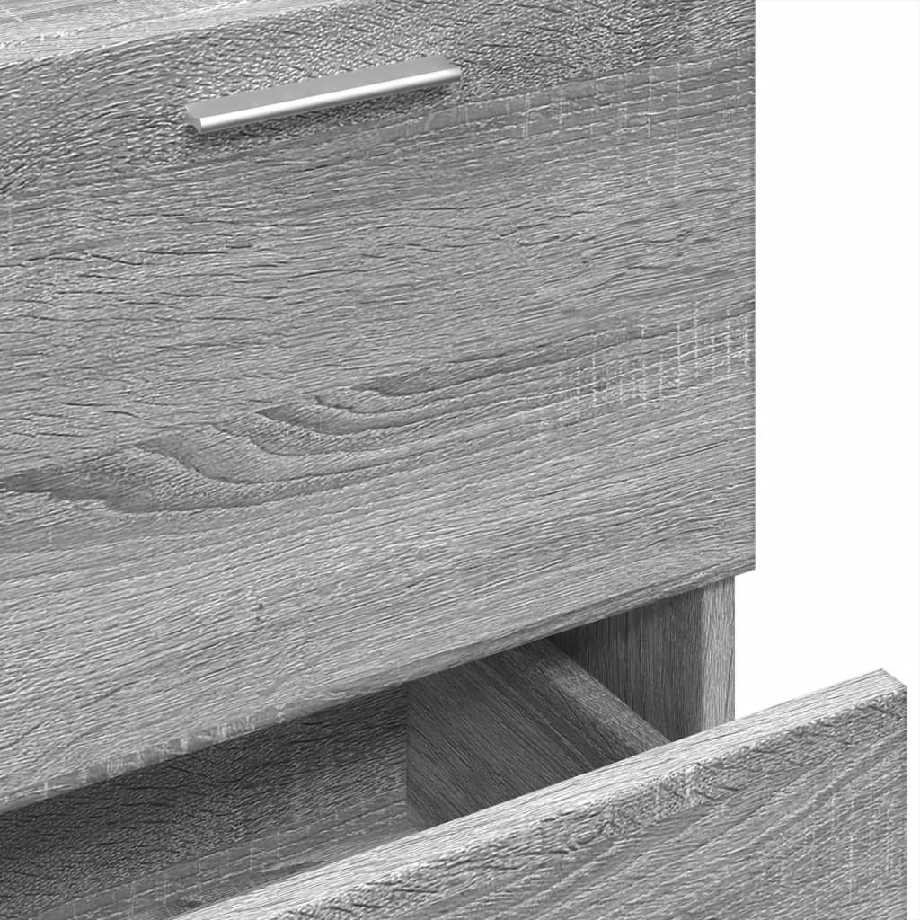 Washbasin Cabinet Grey Sonoma 40x37x59 cm Wood Material