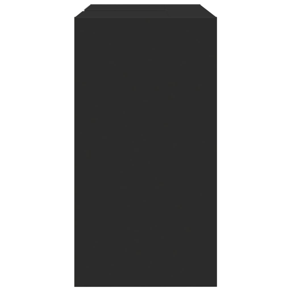 Washbasin Cabinet Black 63x29x55 cm Wood Material