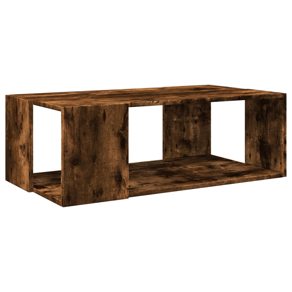 Coffee table smoked oak 89.5x48x30 cm wood material
