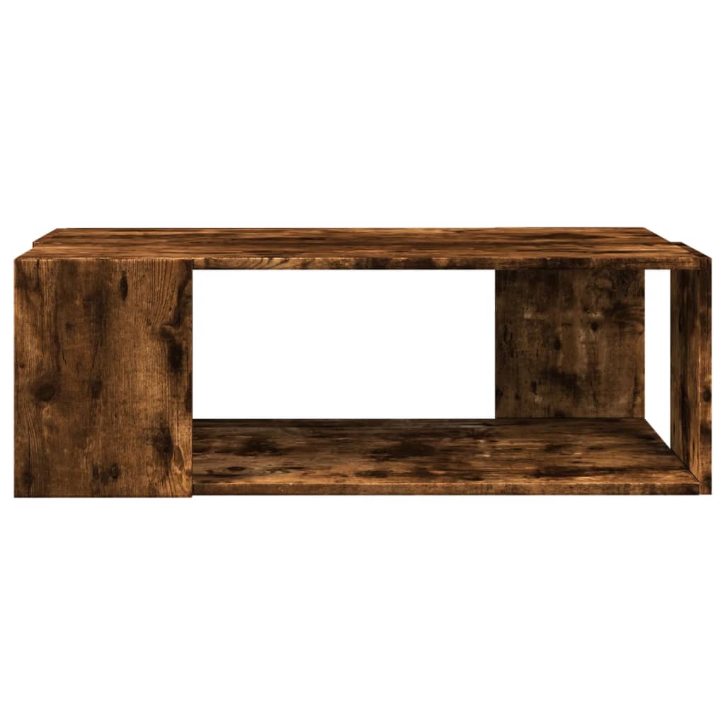 Coffee table smoked oak 89.5x48x30 cm wood material