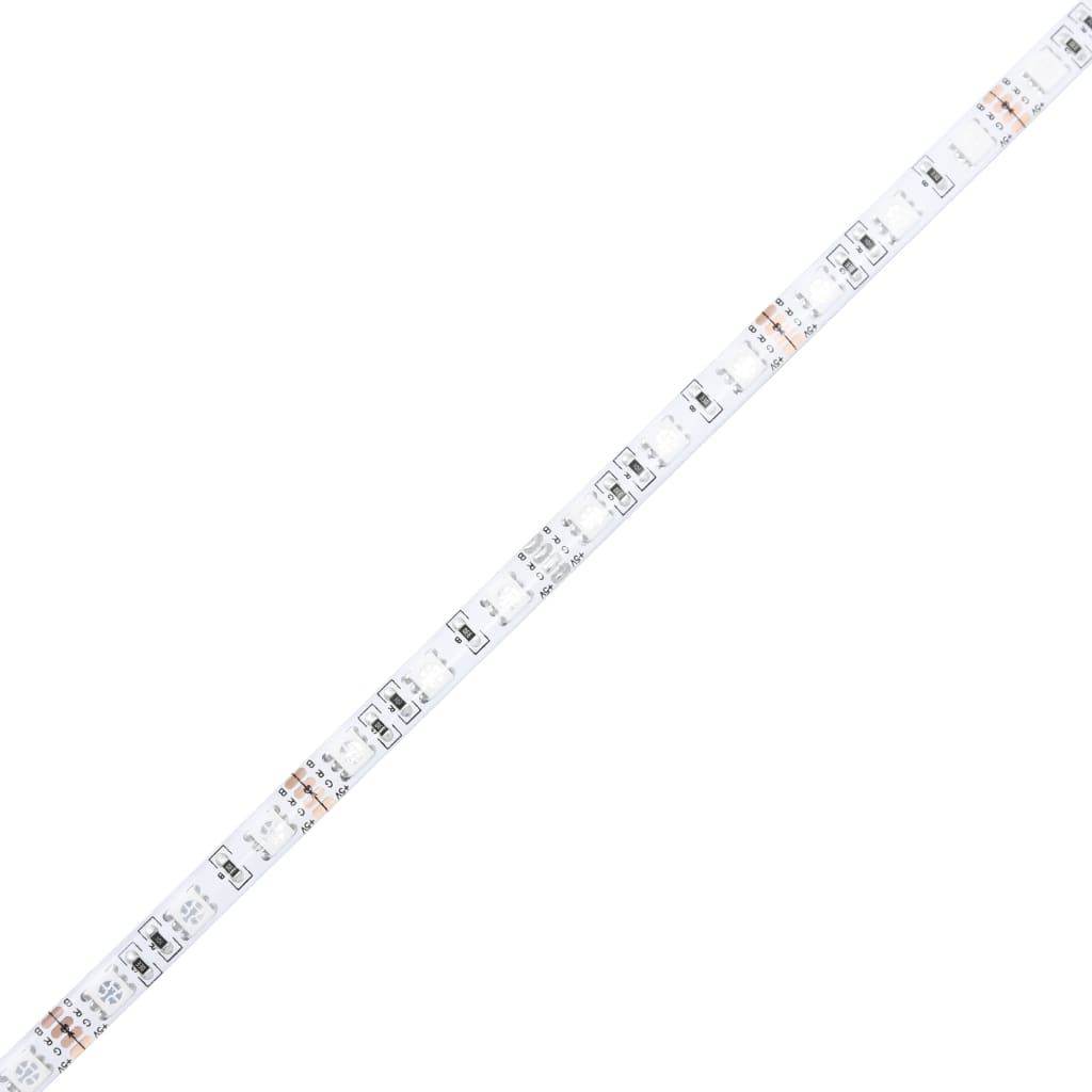 Wand-Nachttische mit LED-Leuchten 2 Stk. Schwarz