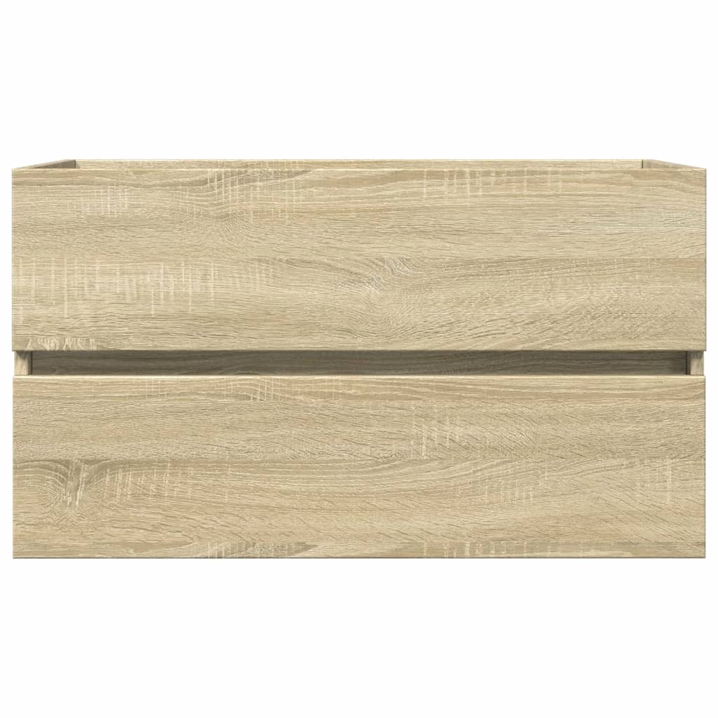 Meuble vasque chêne Sonoma 80x38,5x45cm matière bois