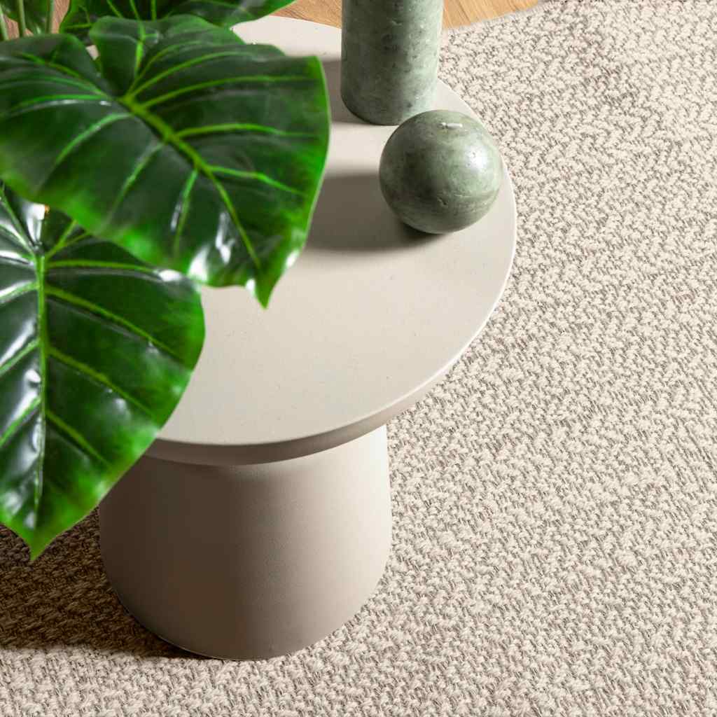 Tapis ZIZUR Crème 160x230 cm Aspect Jute Intérieur et Extérieur