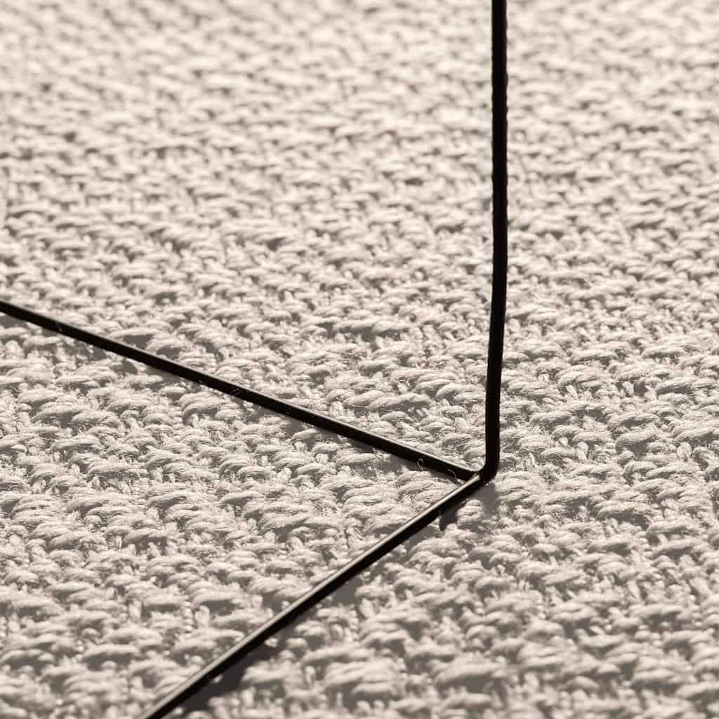 Tapis ZIZUR Crème 200x290 cm Aspect Jute Intérieur et Extérieur