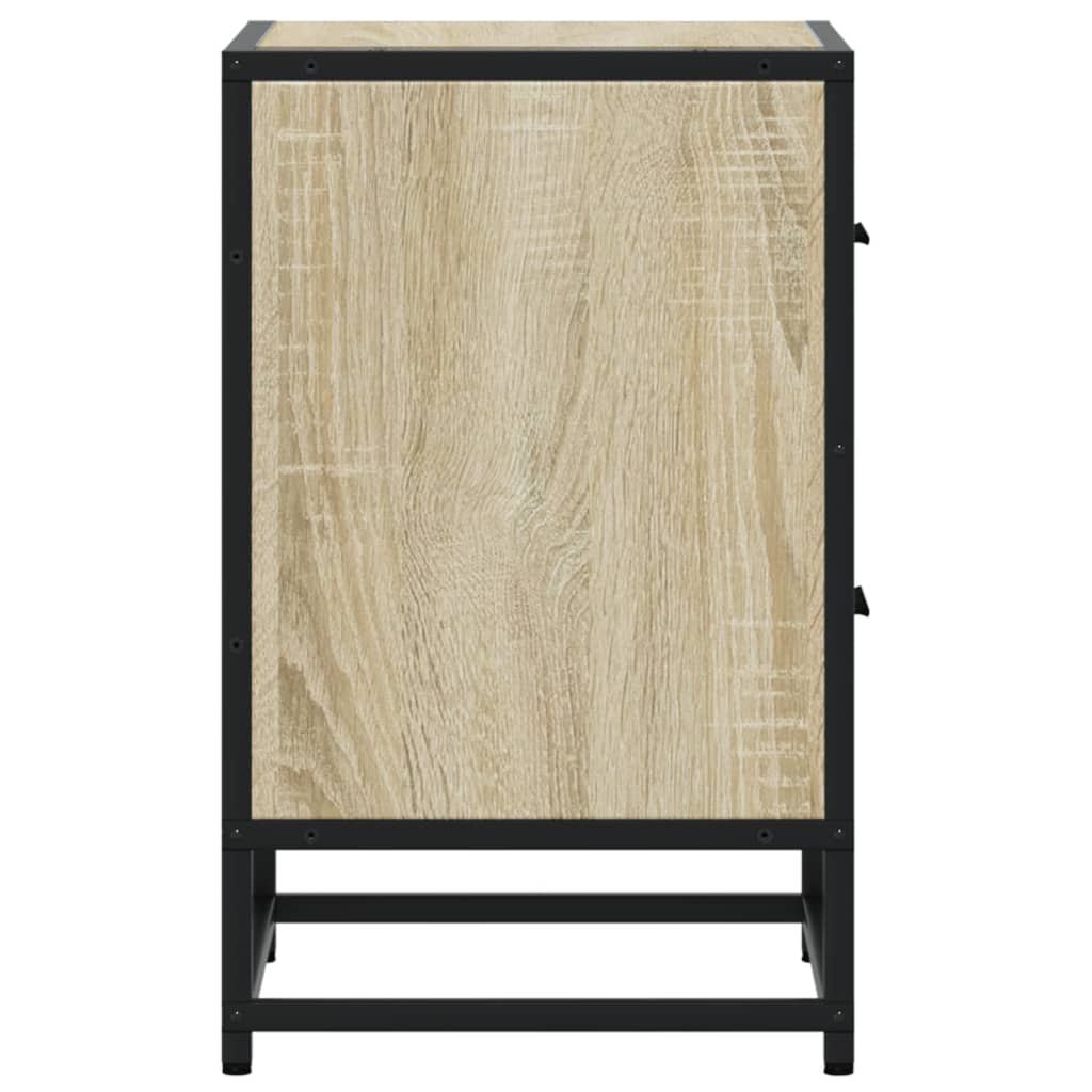 Table de chevet chêne Sonoma 40x31x50 cm en bois