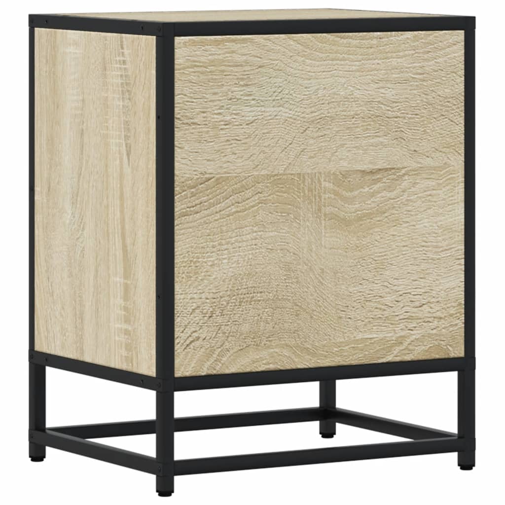 Table de chevet chêne Sonoma 40x31x50 cm en bois