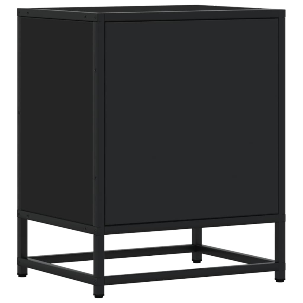 Tables de chevet 2 pcs. Noir 40x31x50 cm en bois