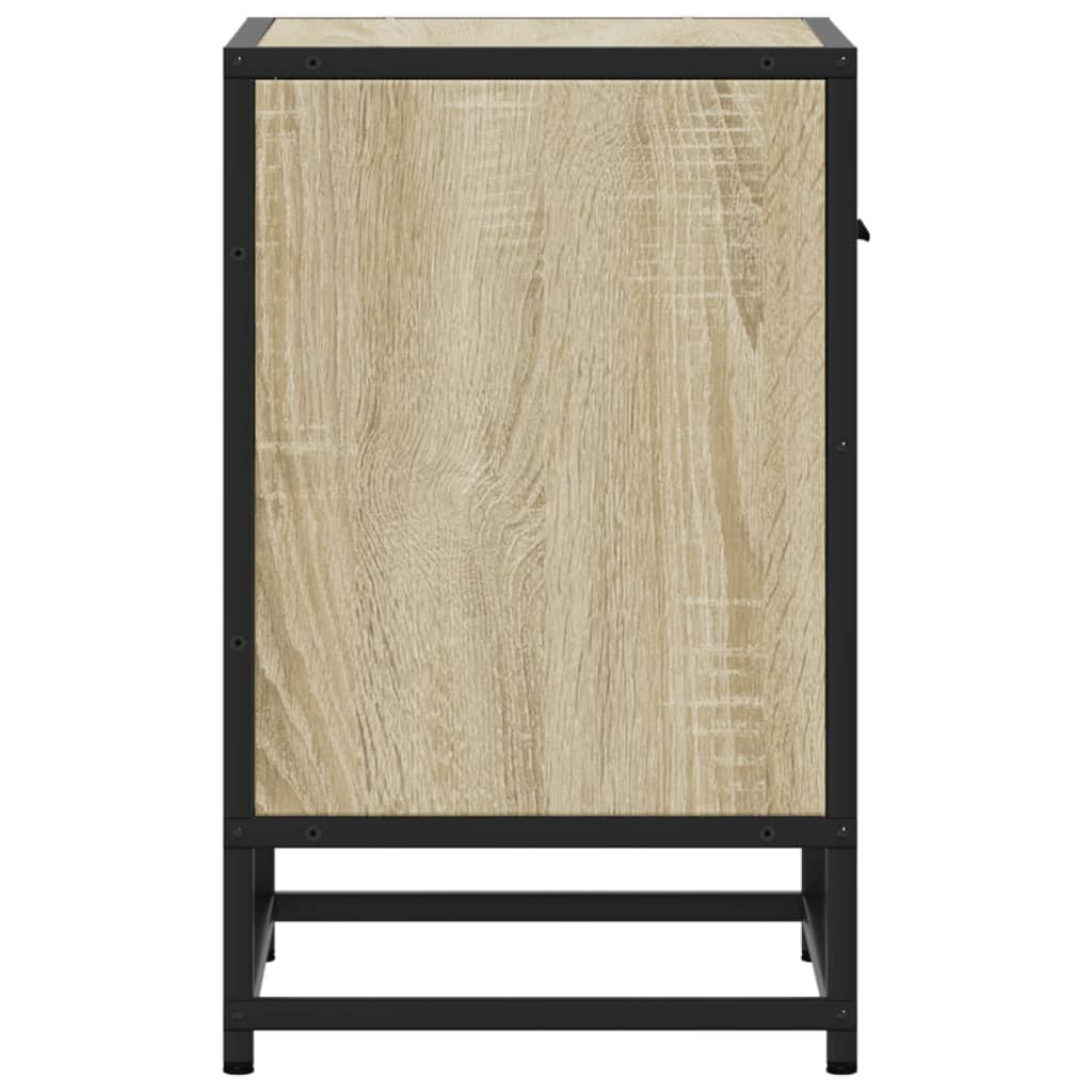 Table de chevet chêne Sonoma 40x31x50 cm en bois