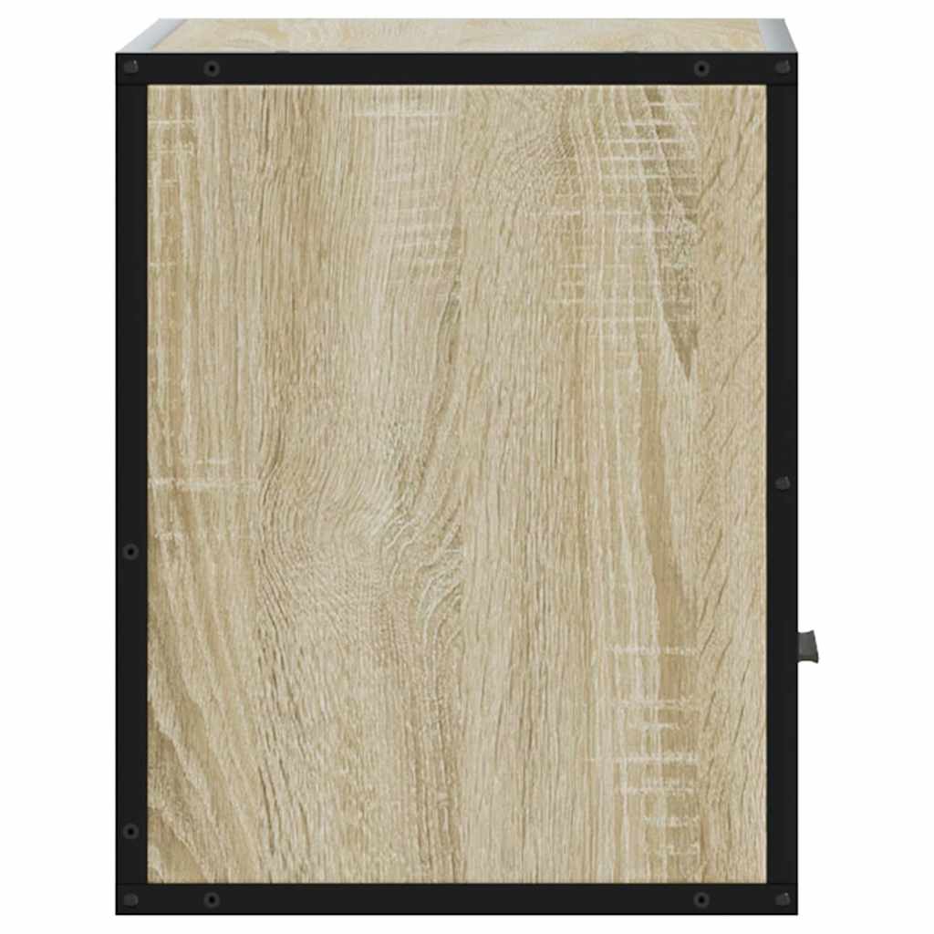 Wall-mounted bedside tables, 2 pieces, Sonoma oak, 40 x 31 x 39.5 cm
