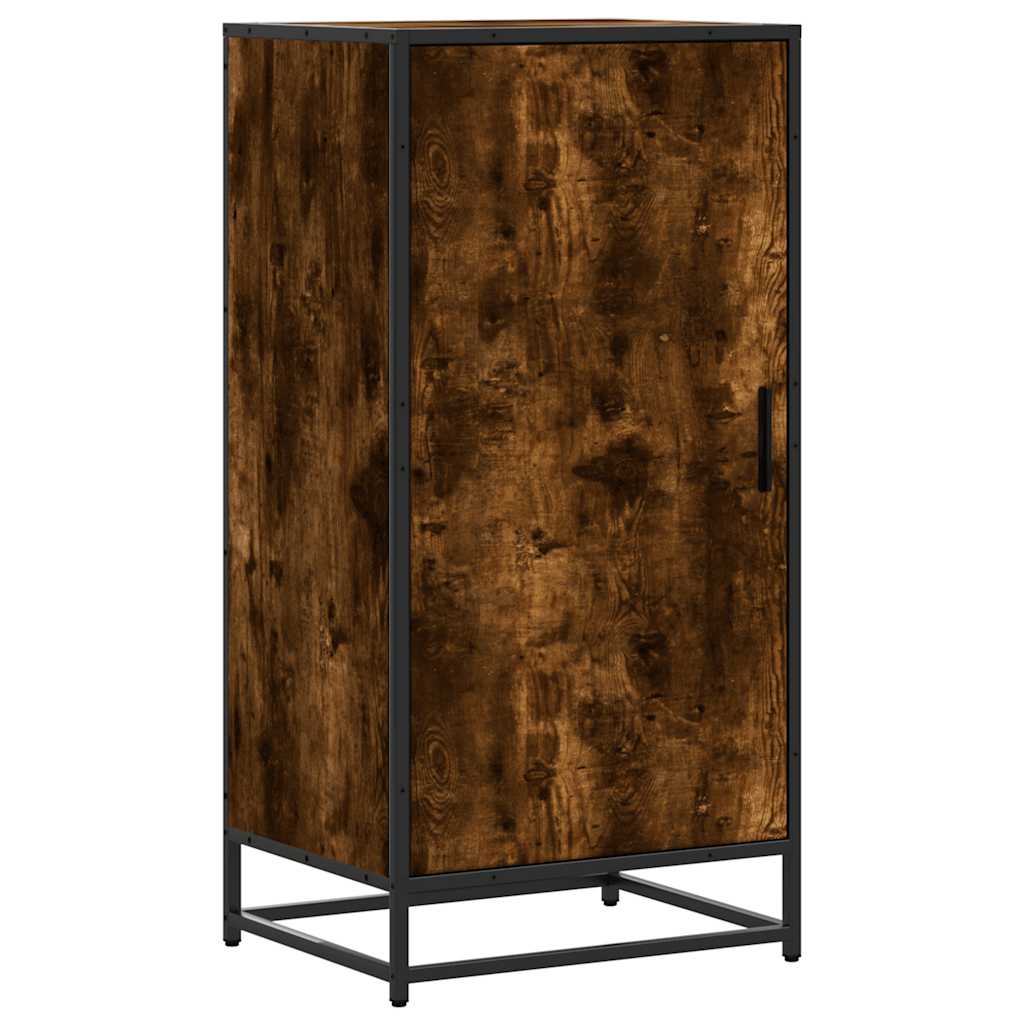 Shoe rack smoked oak 48x38x97.5 cm wood material