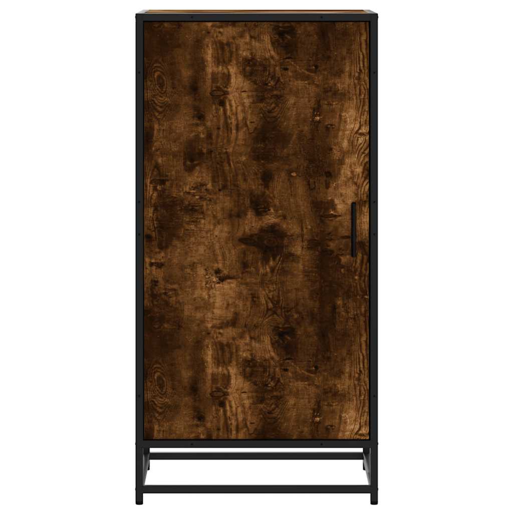 Shoe rack smoked oak 48x38x97.5 cm wood material