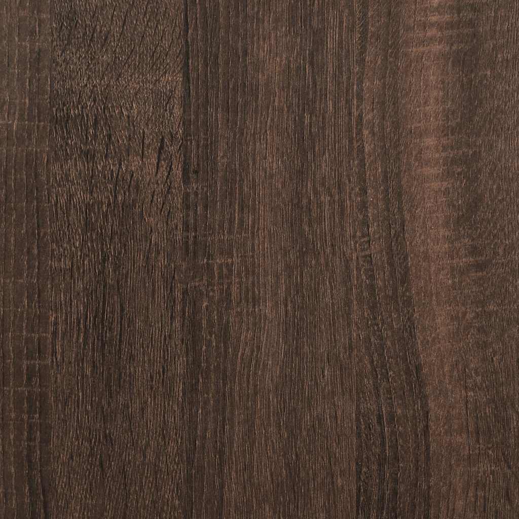 Washbasin base cabinet brown oak look 90x33x60 cm