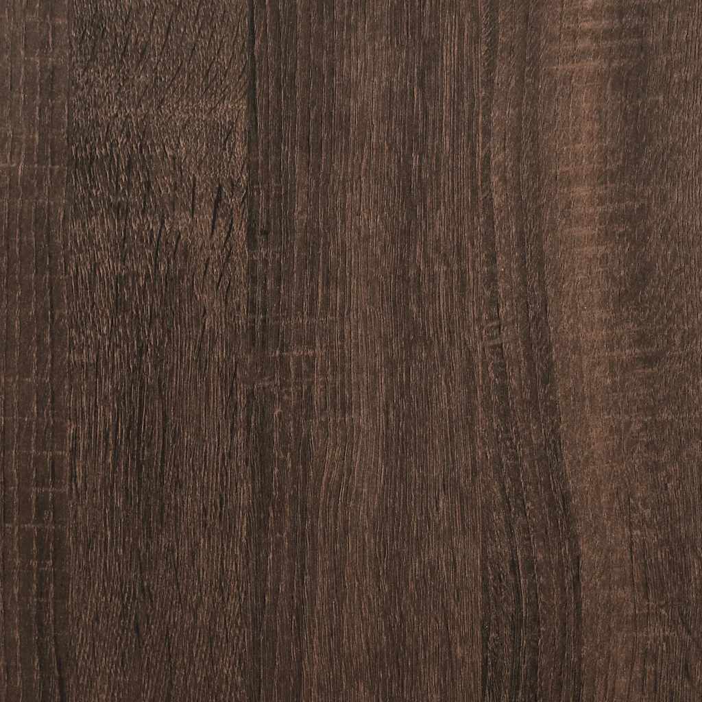 Washbasin base cabinet brown oak look 65x33x60 cm