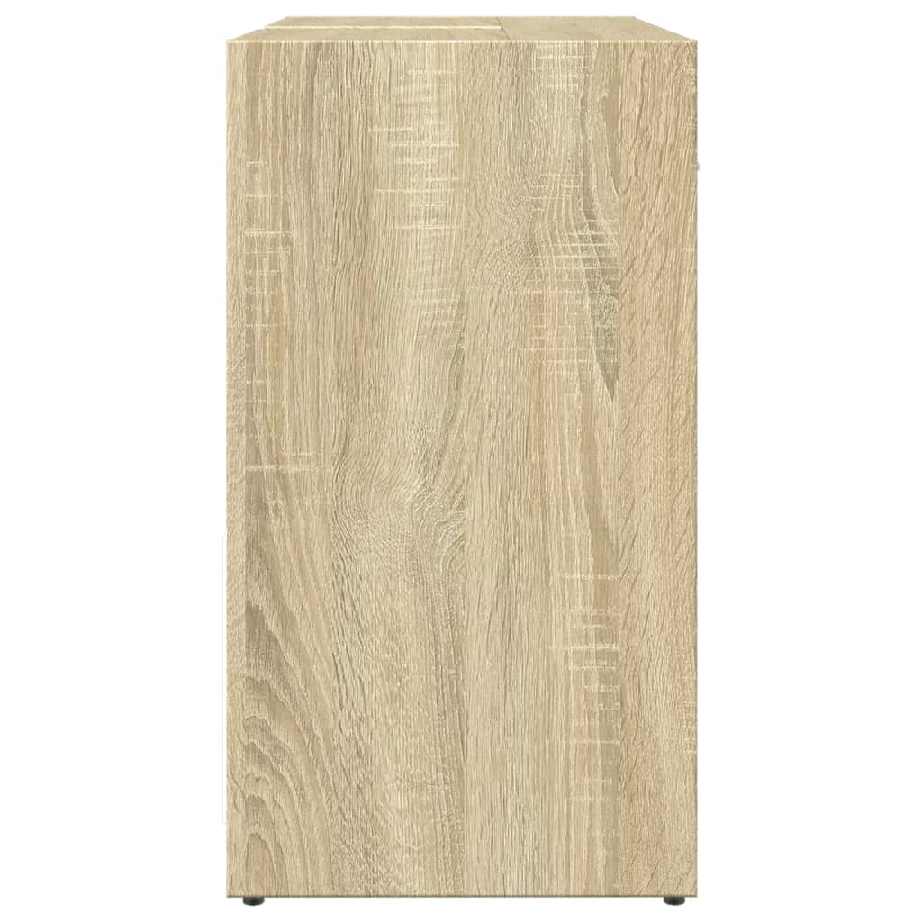 Washbasin base cabinet Sonoma oak 60x33x60 cm wood material
