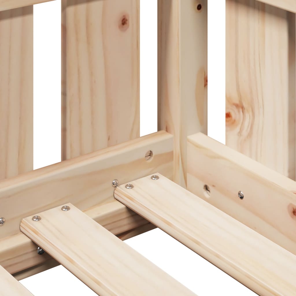 Children's bed 90x200 cm solid pine wood