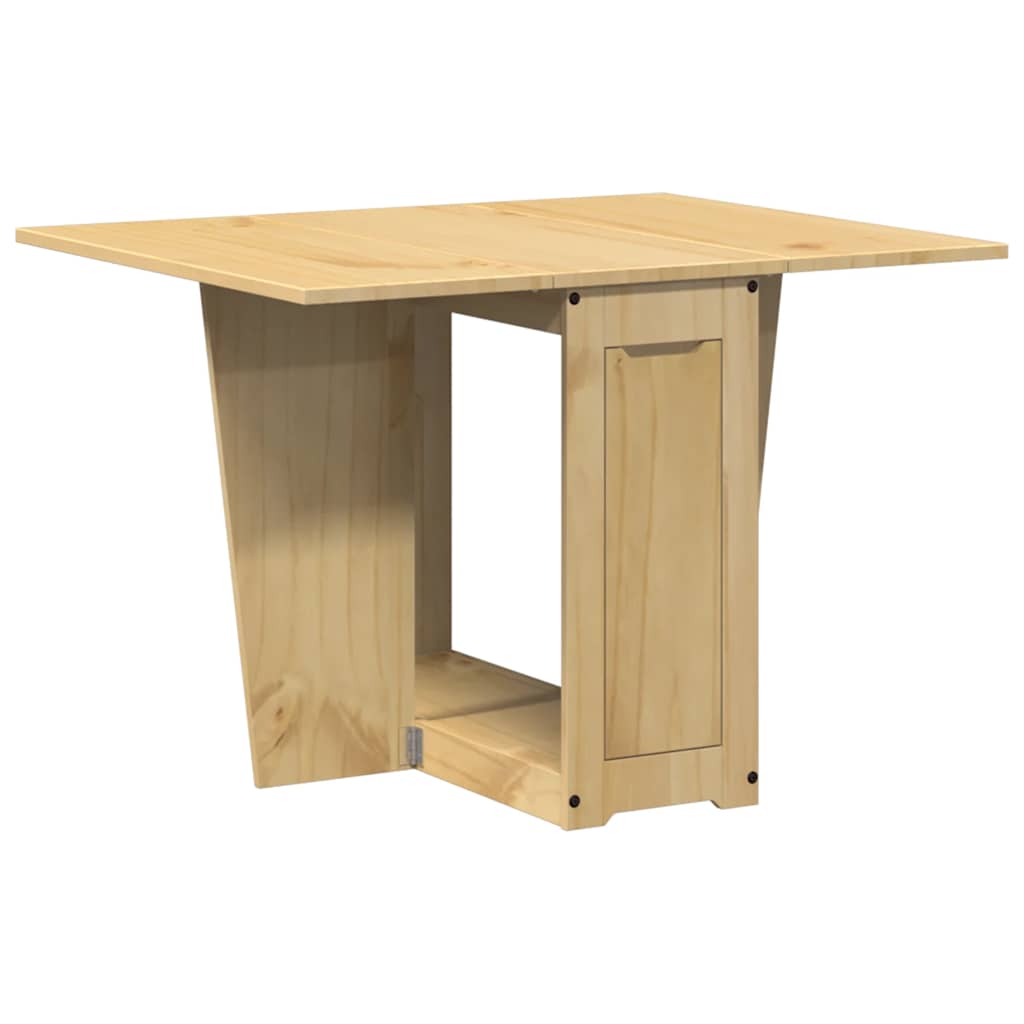 5-piece butterfly dining table set Corona wax brown pinewood