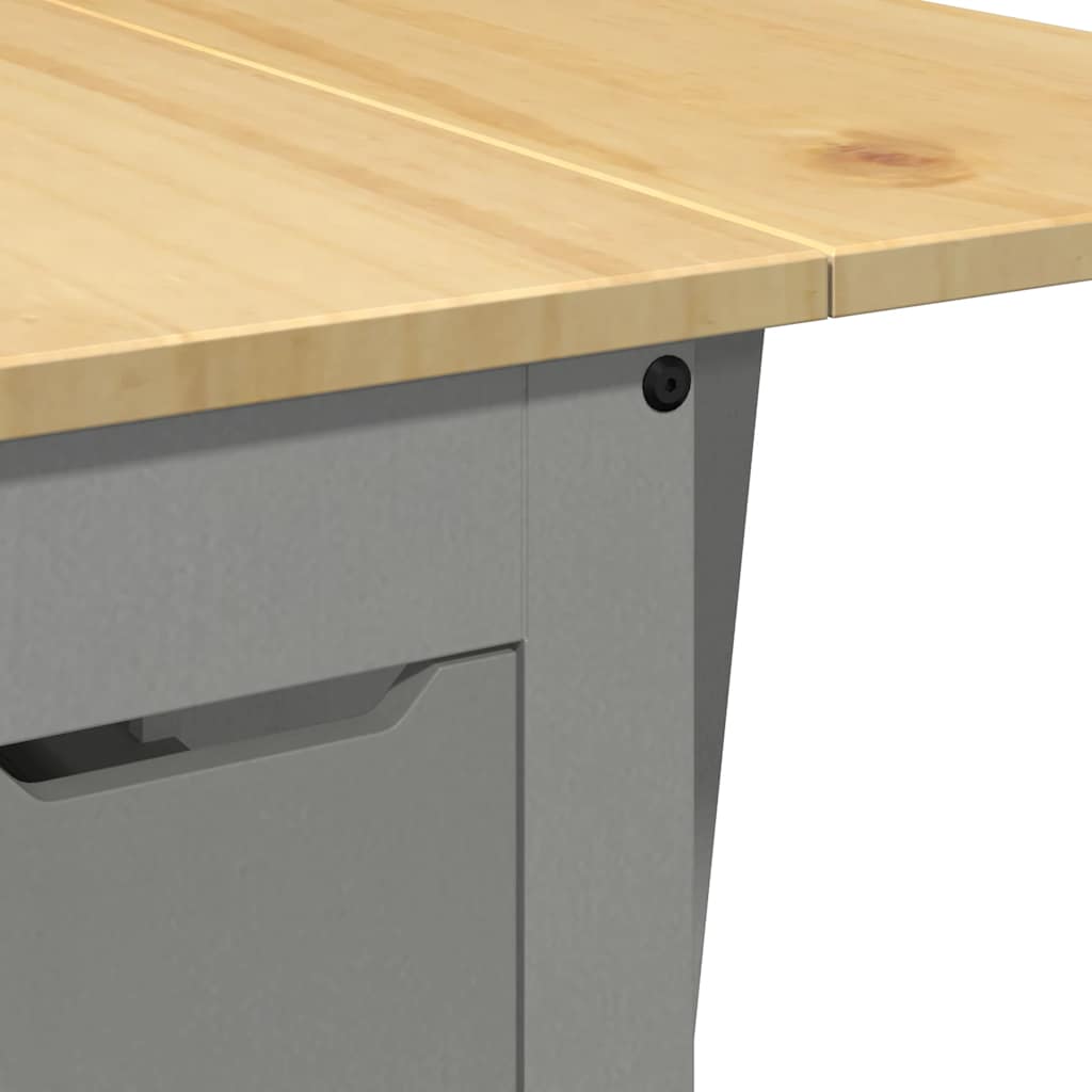 5-piece butterfly dining table set Corona Grey pinewood