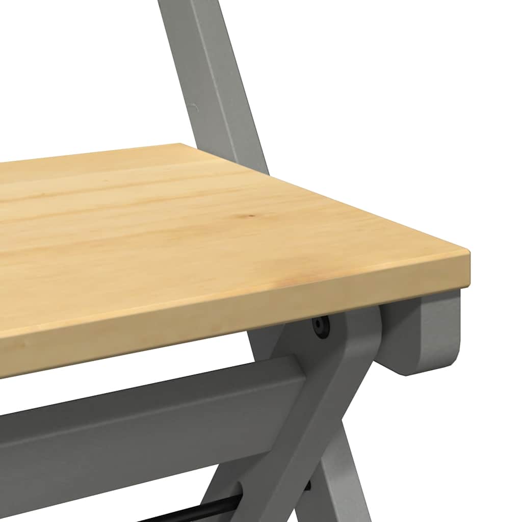 5-piece butterfly dining table set Corona Grey pinewood