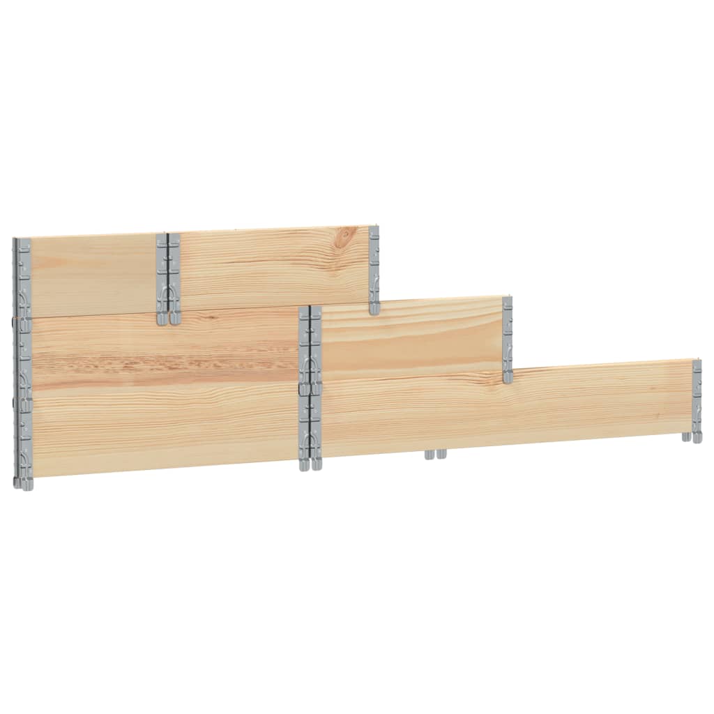 3-tier raised bed 120x80 cm solid pine wood