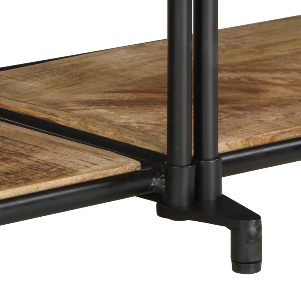TV shelf 200x42x40 cm Rough mango wood