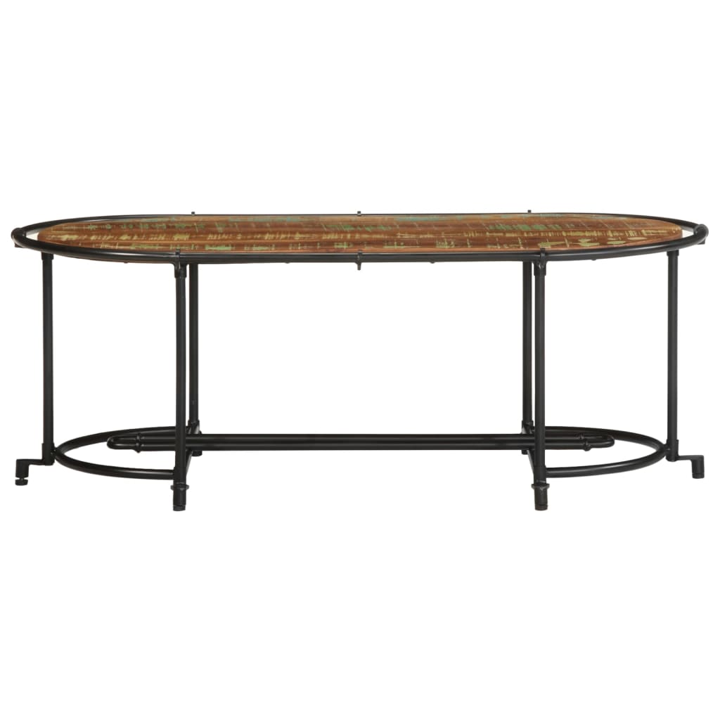 Coffee table 110x55x40 cm solid reclaimed wood