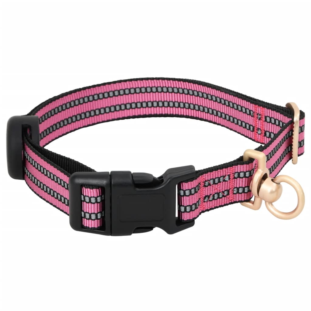 Dog Harness with Leash & Collar Adjustable Pink M