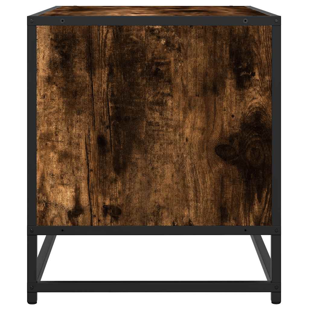 Meuble TV en chêne fumé 270x40x46 cm matériau à base de bois